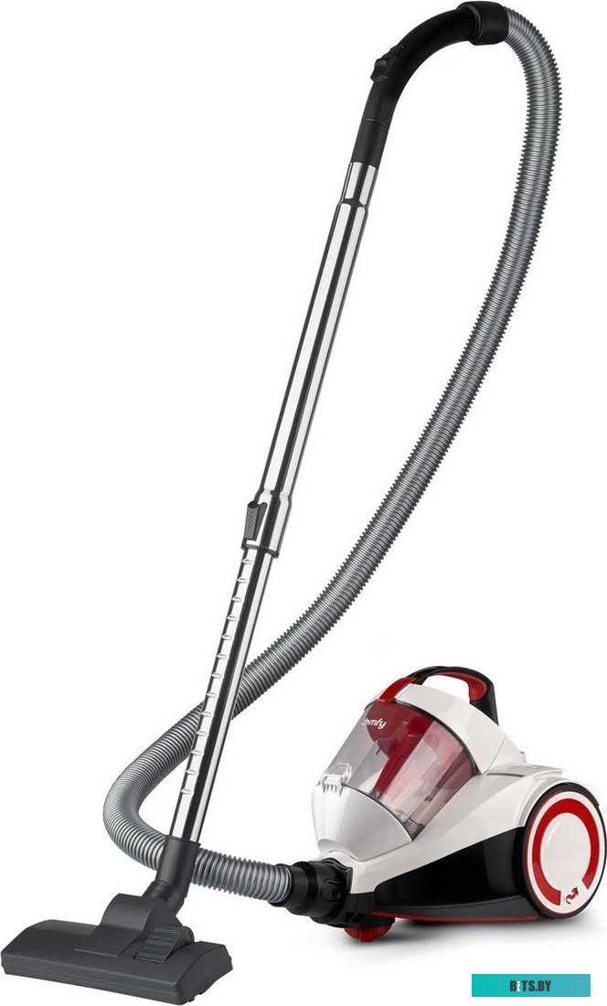 DSC-VC505 Пылесос DOMFY DSC-VC505, 2000Вт, белый/красный