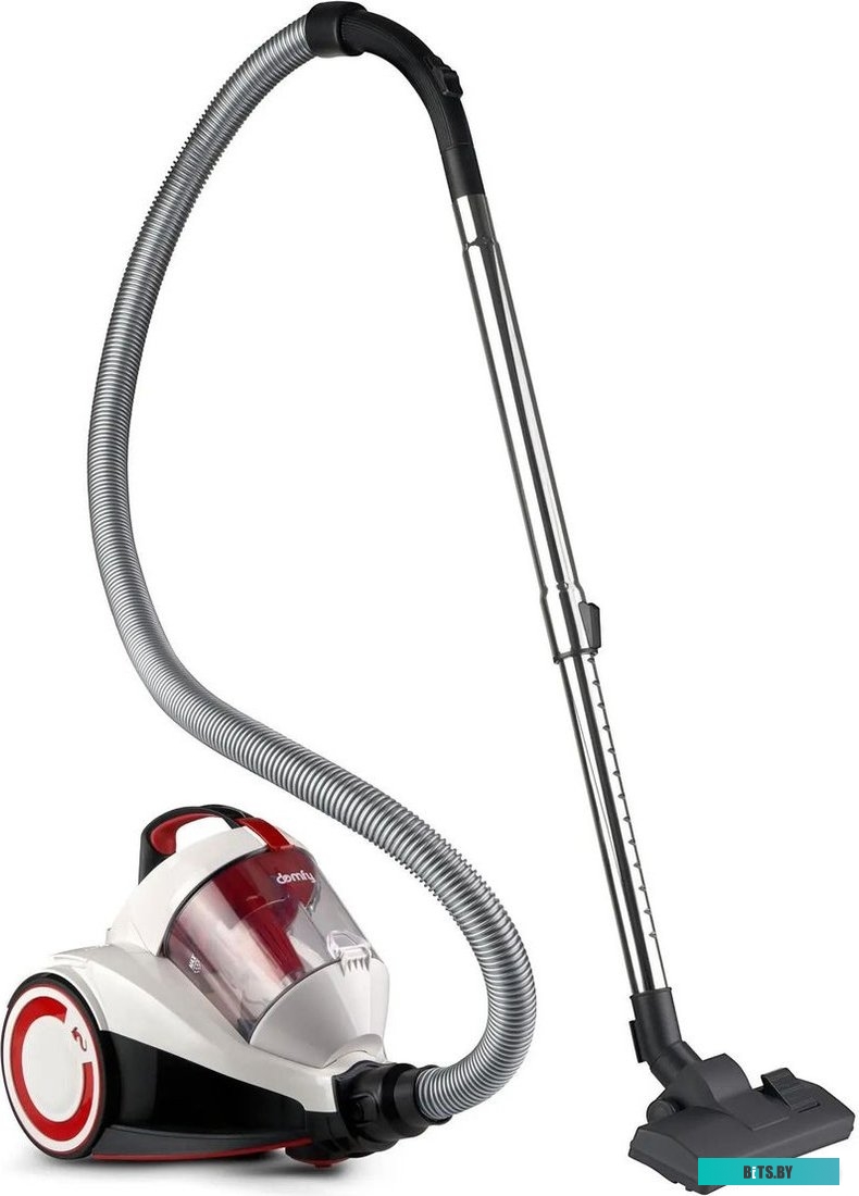 DSC-VC505 Пылесос DOMFY DSC-VC505, 2000Вт, белый/красный