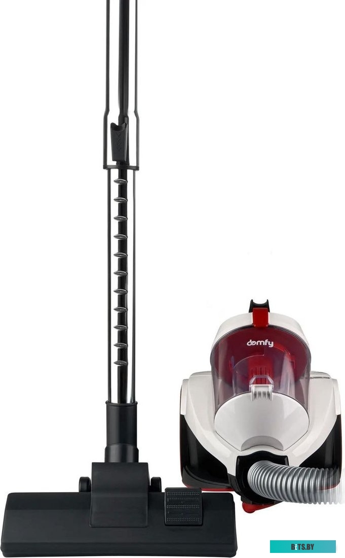 DSC-VC505 Пылесос DOMFY DSC-VC505, 2000Вт, белый/красный