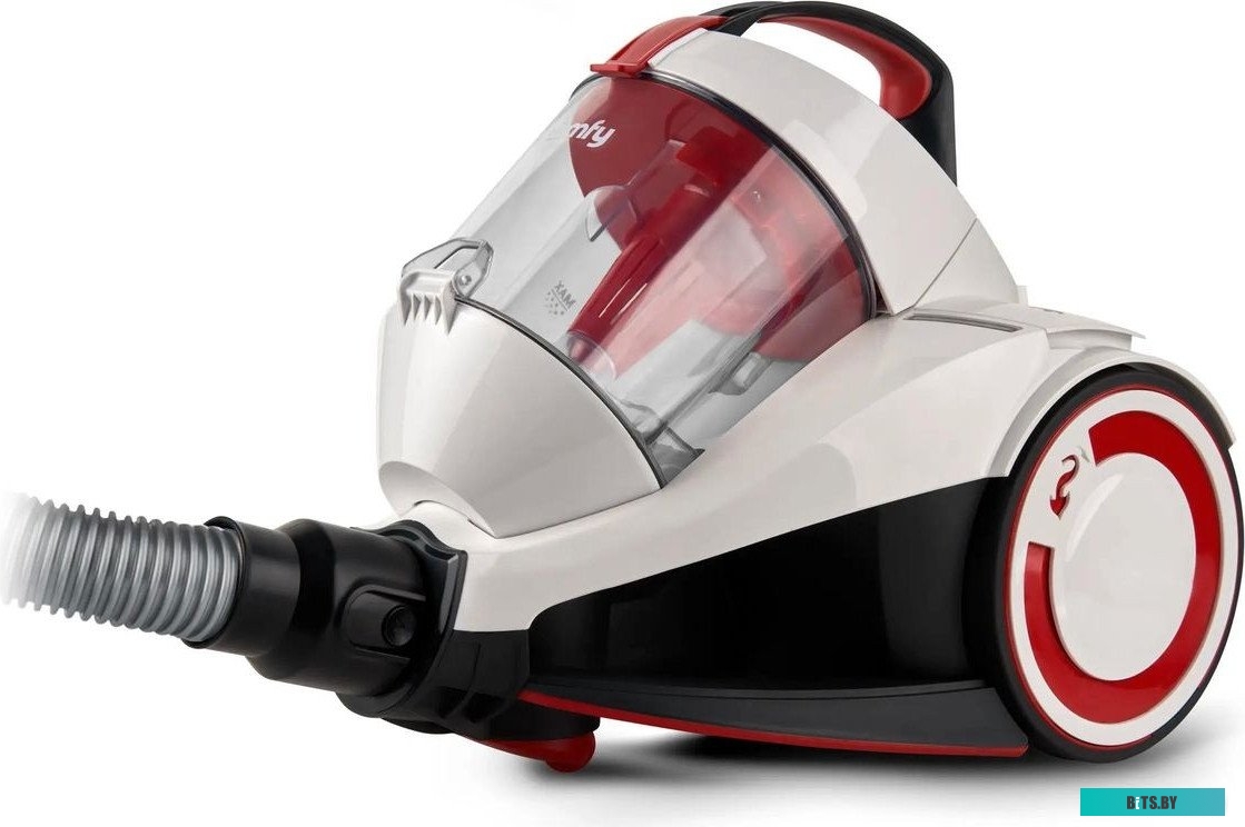 DSC-VC505 Пылесос DOMFY DSC-VC505, 2000Вт, белый/красный