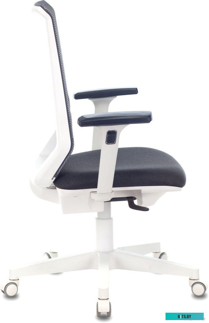 MC-W611NL/DG/417G Кресло Бюрократ MC-W611NL серый TW-04 38-417 сетка/ткань крестов.4-луч. пластик пластик белый