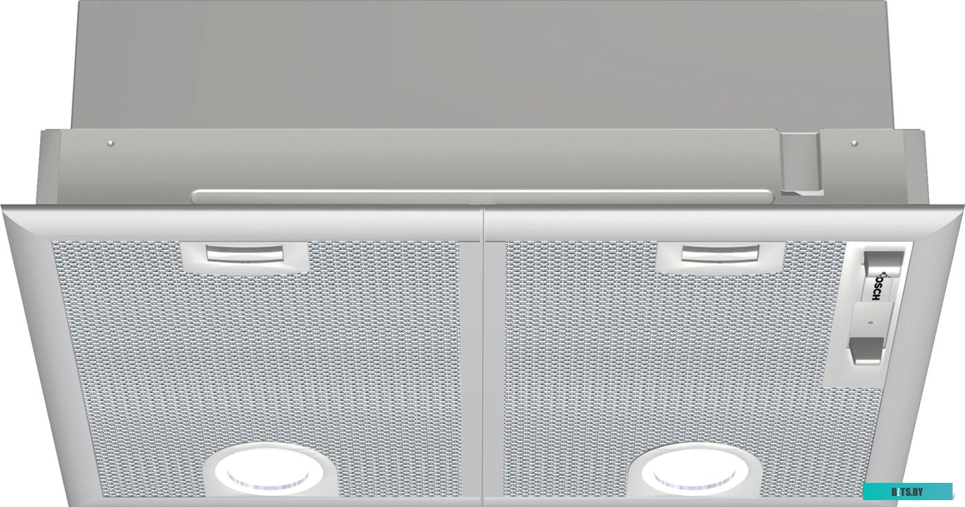 DHL555BL Встраивамая вытяжка, производительность до 590 м3/ч., 2 мотора, 3 ступен и + интенсивный режим, LED-освещение (2 х 2,15 Вт), ползунковый пере