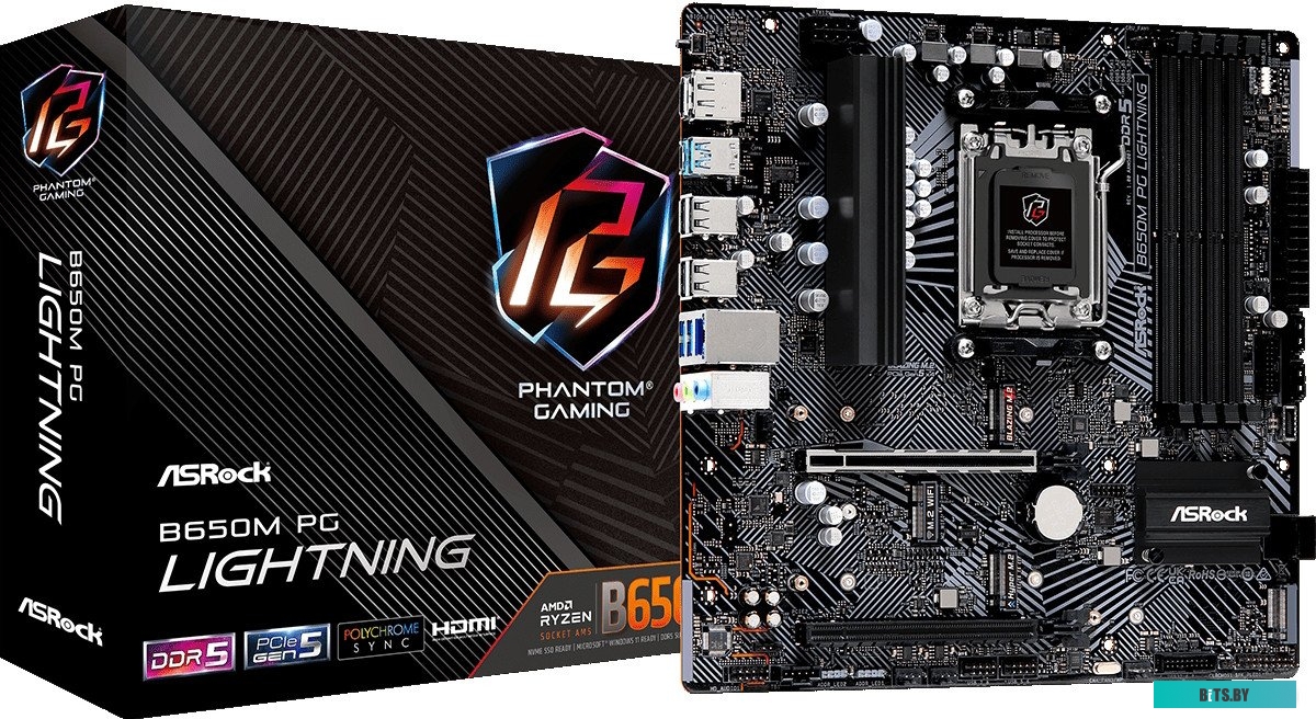 Материнская плата ASRock B650M PG Lightning