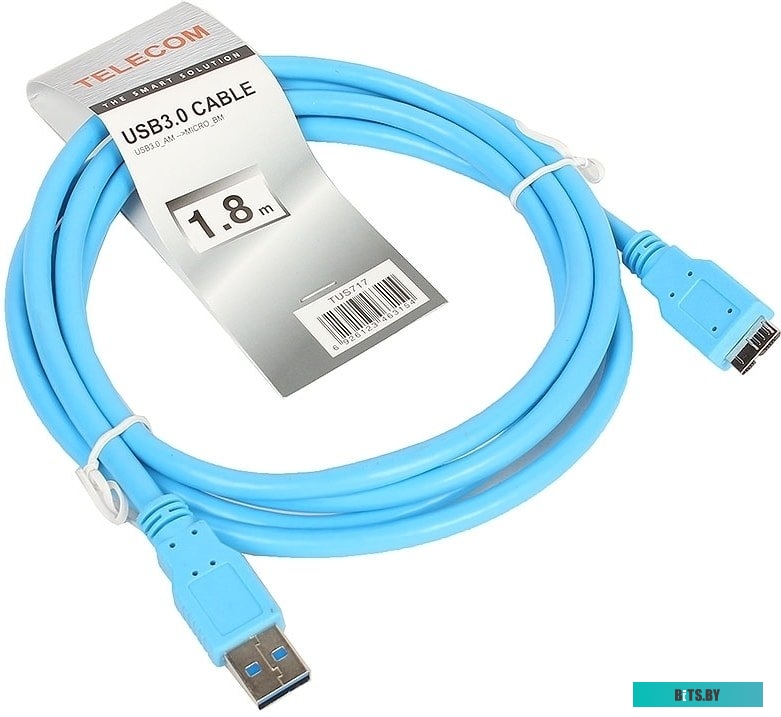 TUS717-1.8M Кабель соединительный USB3.0 Am-MicroBm 1.8m Telecom (TUS717-1.8M)