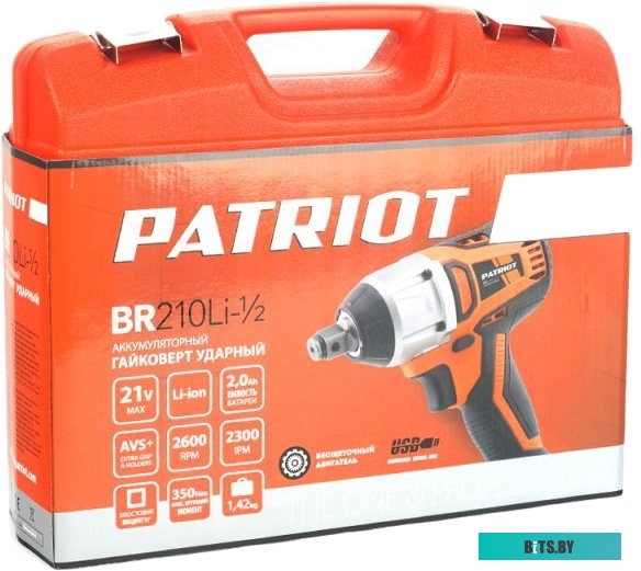 Гайковерт Patriot BR 210Li 1/2 <180 30 1560>
