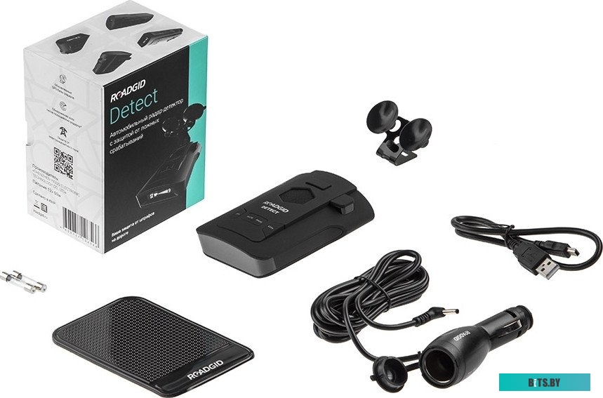 1044756 Радар-детектор Roadgid Detect GPS приемник черный