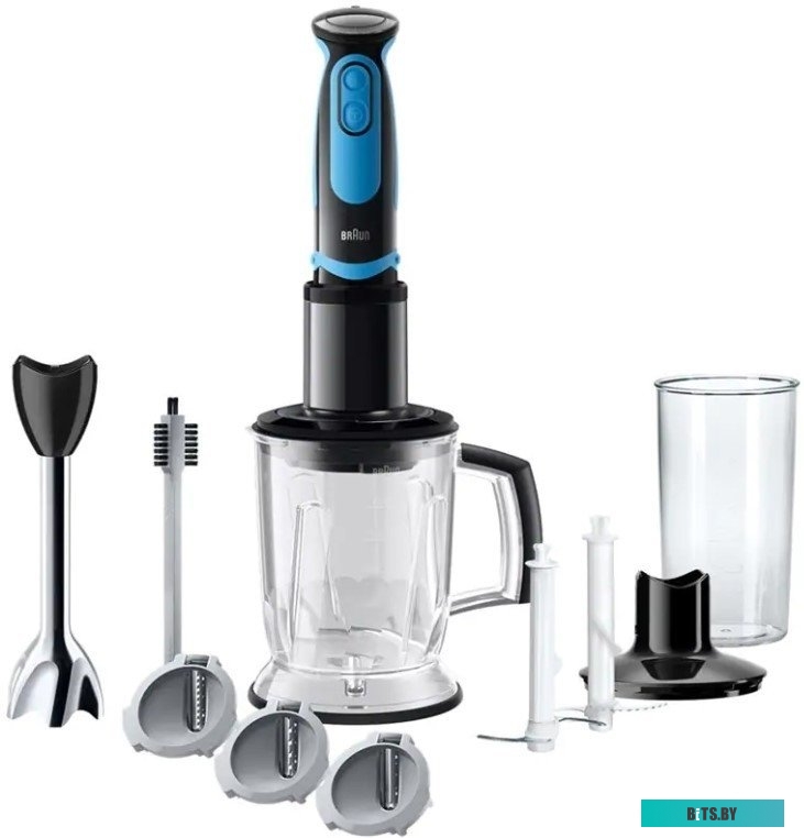 0X22111258 Блендер BRAUN MQ3145WH,  погружной,  белый/серый