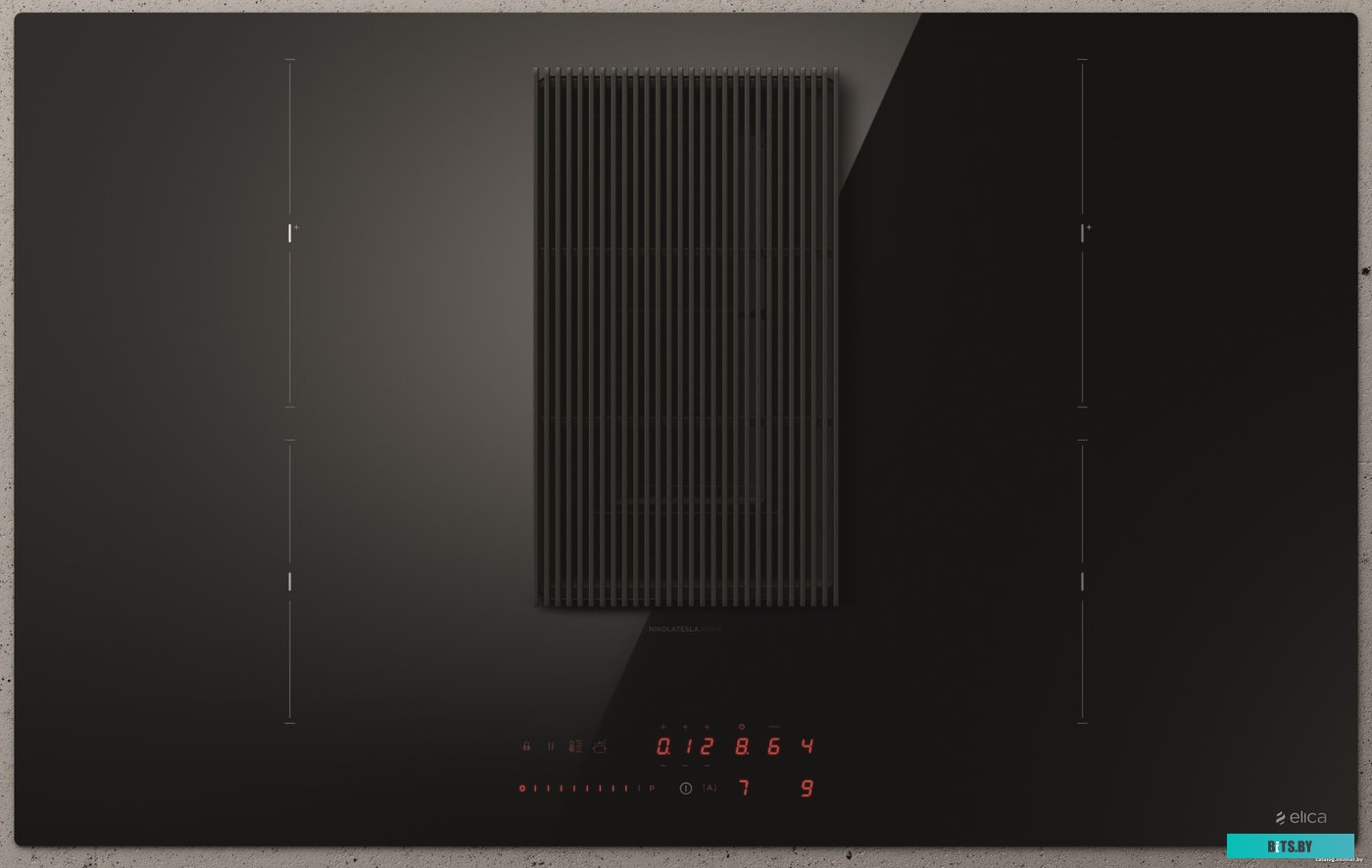 NIKOLATESLA BL/A/83-PRF0120977A Встраиваемые индукционные панели ELICA/ Индукционная,  .NIKOLATESLA.Панель+вытяжка, стеклокерамика, индукционная, 83см