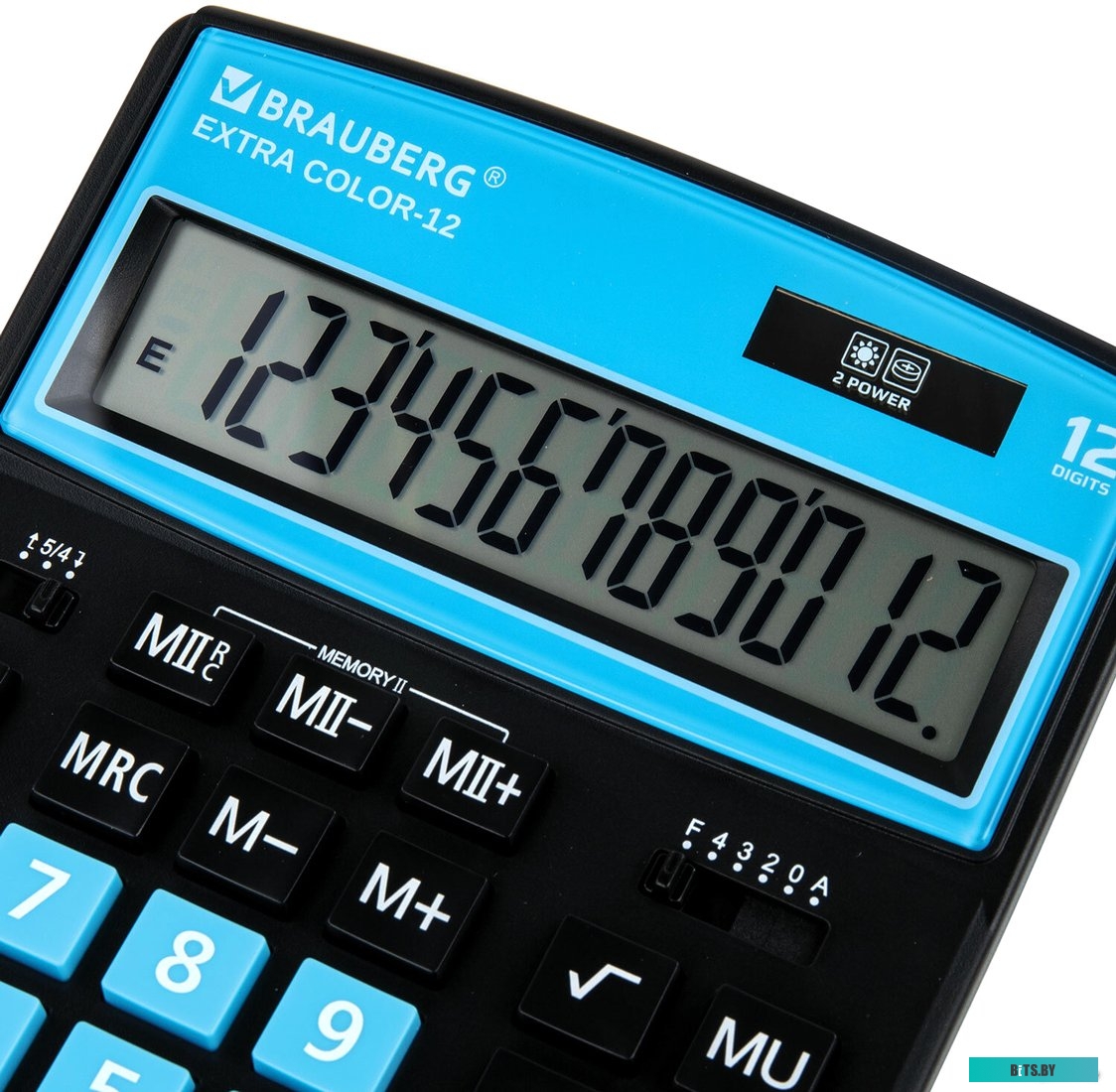 BRAUBERG Extra Color-12-BKBU 250476 (черный/голубой)