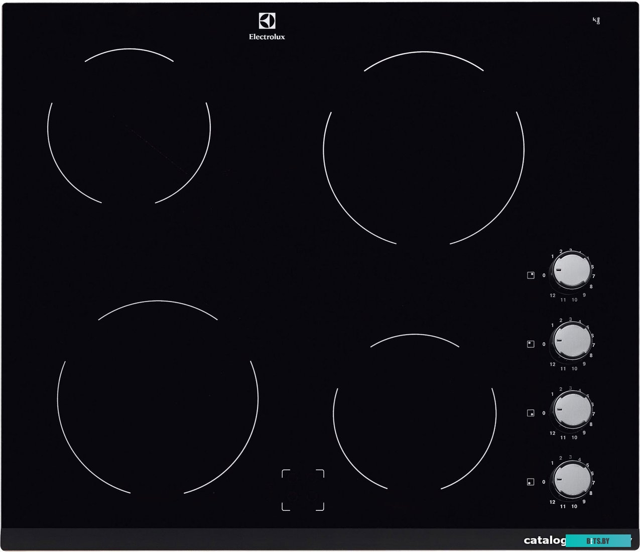 EHF6140FOK Электрическая варочная панель Electrolux EHF6140FOK,  Hi-Light,  независимая,  черный
