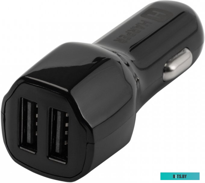 Автомобильное зарядное устройство HARPER CCH-6220 BLACK 2xUSB 2.4A