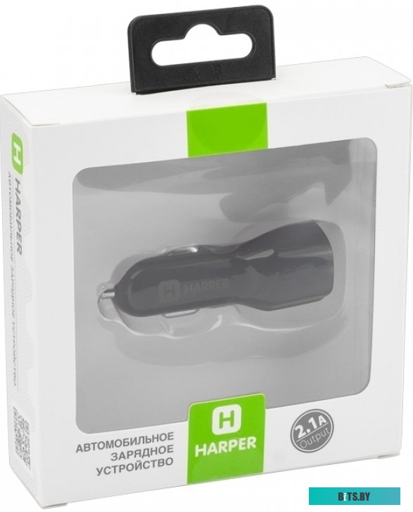 Автомобильное зарядное устройство HARPER CCH-6220 BLACK 2xUSB 2.4A