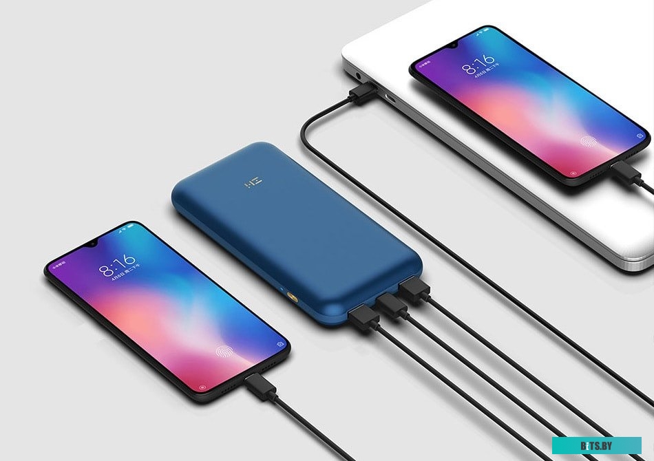 Портативное зарядное устройство ZMI QB823 20000mAh (синий) <ZMKQB823CNBL>