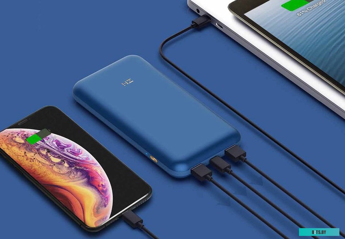 Портативное зарядное устройство ZMI QB823 20000mAh (синий) <ZMKQB823CNBL>