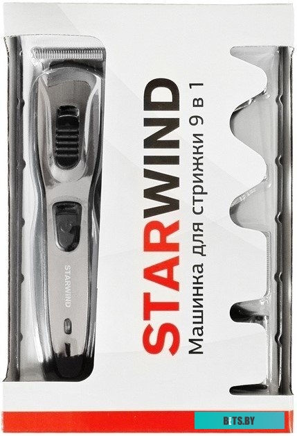 SBC1900 Машинка для стрижки StarWind SBC1900 черный/серебристый