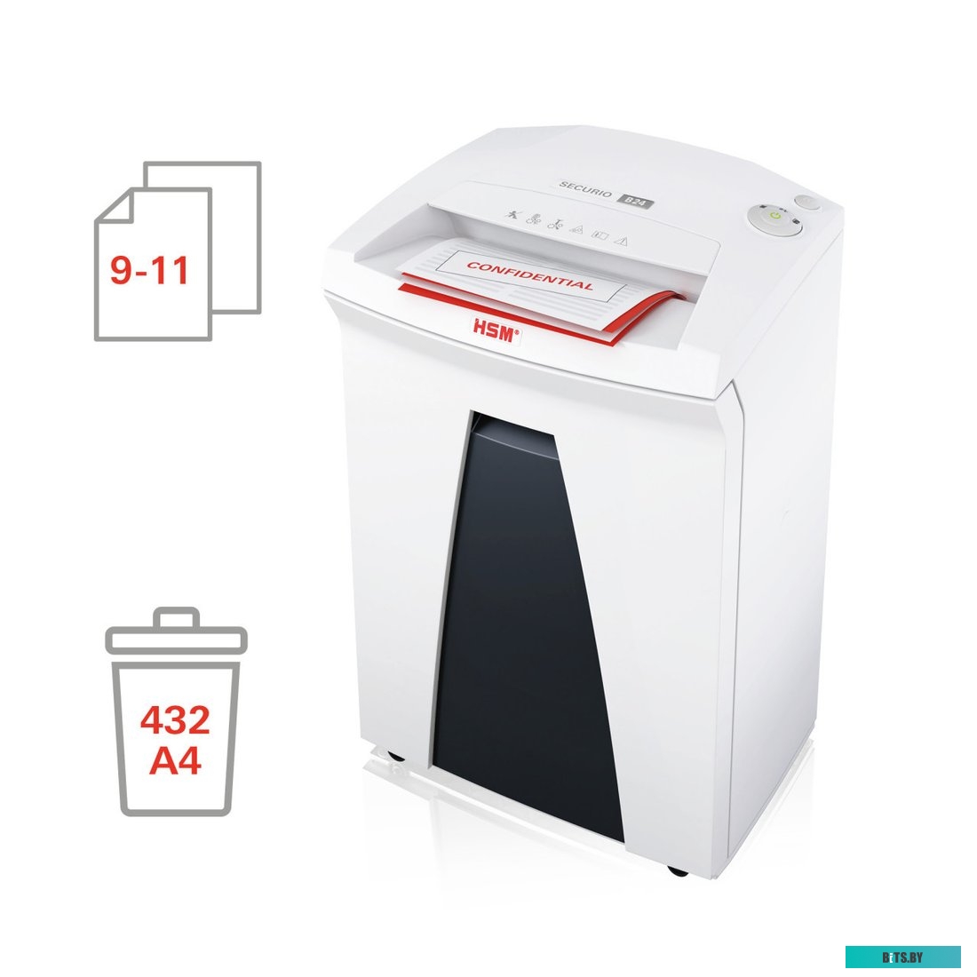 Шредер HSM Securio B24-1.9х15 1782111