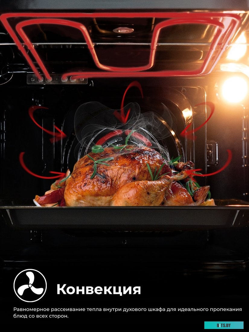 CHAO000383 Духовой шкаф Электрический Lex EDM 073 IV LIGHT белый антик/нержавеющая сталь