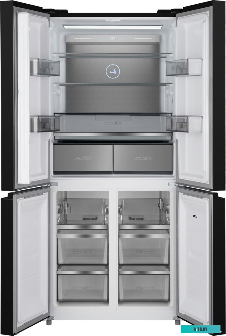 WCD590NoFrostInverterPremiumBioFreshDarkInox Weissgauff WCD 590 Nofrost Inverter Premium Biofresh Dark Inox