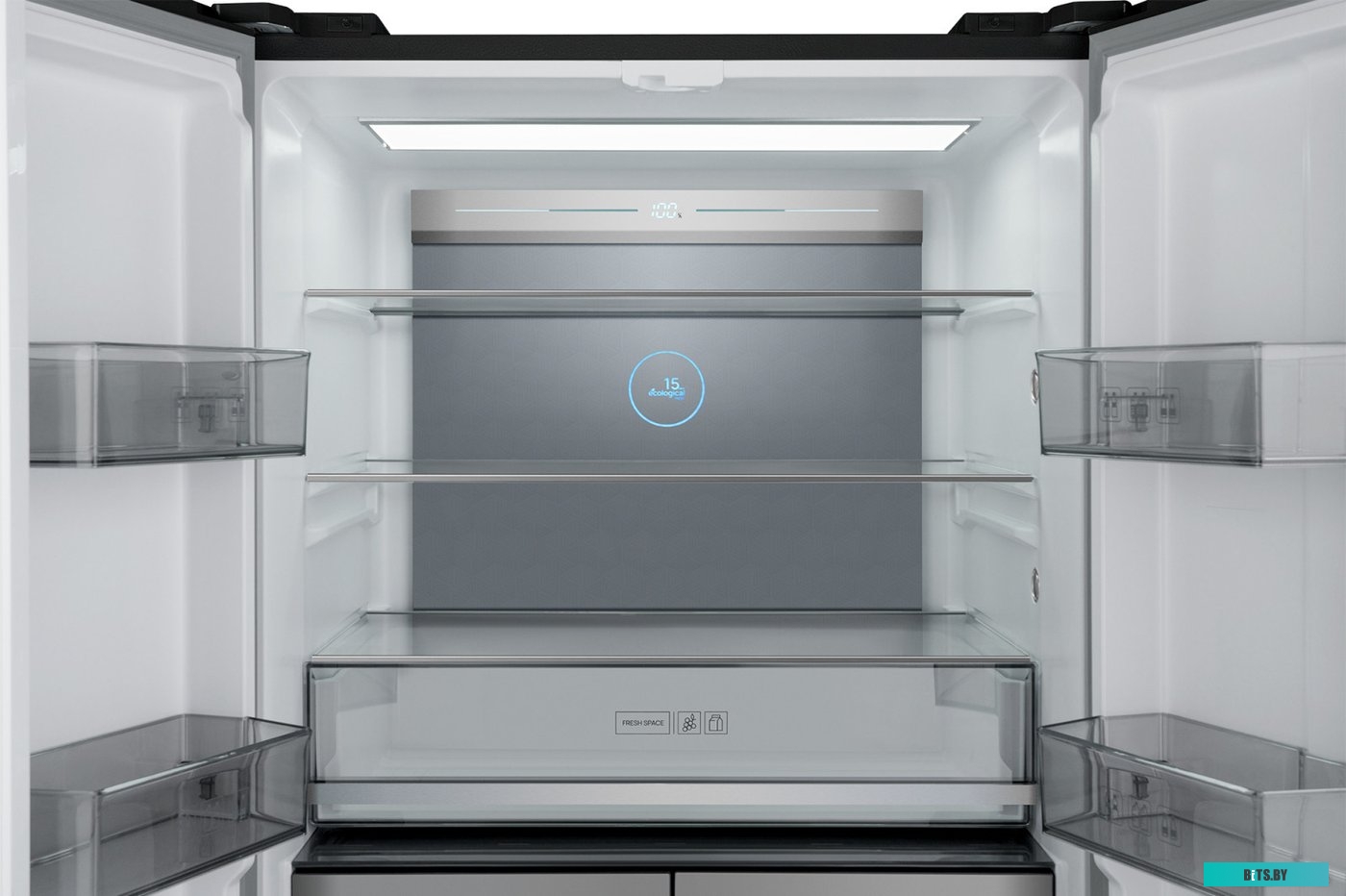 WCD590NoFrostInverterPremiumBioFreshDarkInox Weissgauff WCD 590 Nofrost Inverter Premium Biofresh Dark Inox