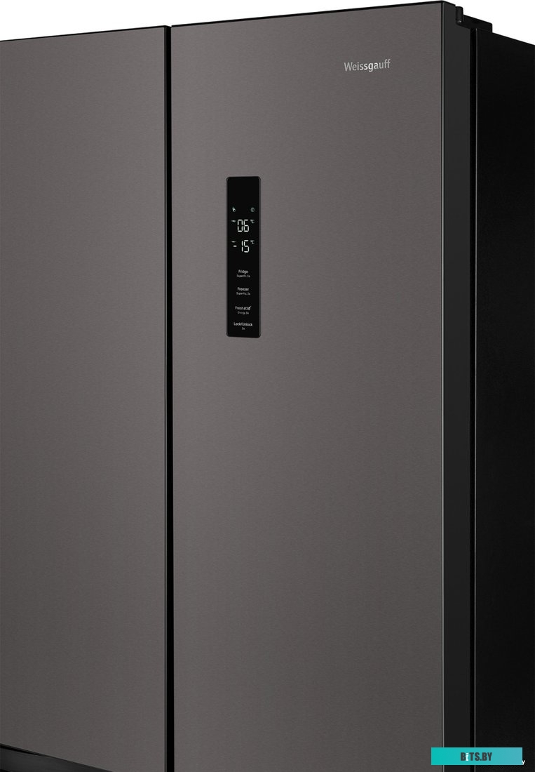 WCD590NoFrostInverterPremiumBioFreshDarkInox Weissgauff WCD 590 Nofrost Inverter Premium Biofresh Dark Inox