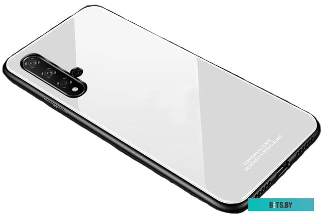 Case Glassy для Huawei Nova 5T/Honor 20 (белый)