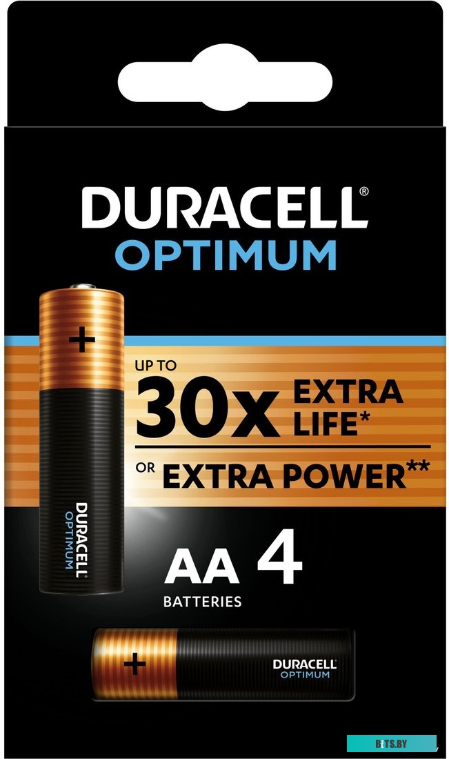 Батарейка DURACELL Optimum LR6/MX1500 4BP 4шт <311341701>