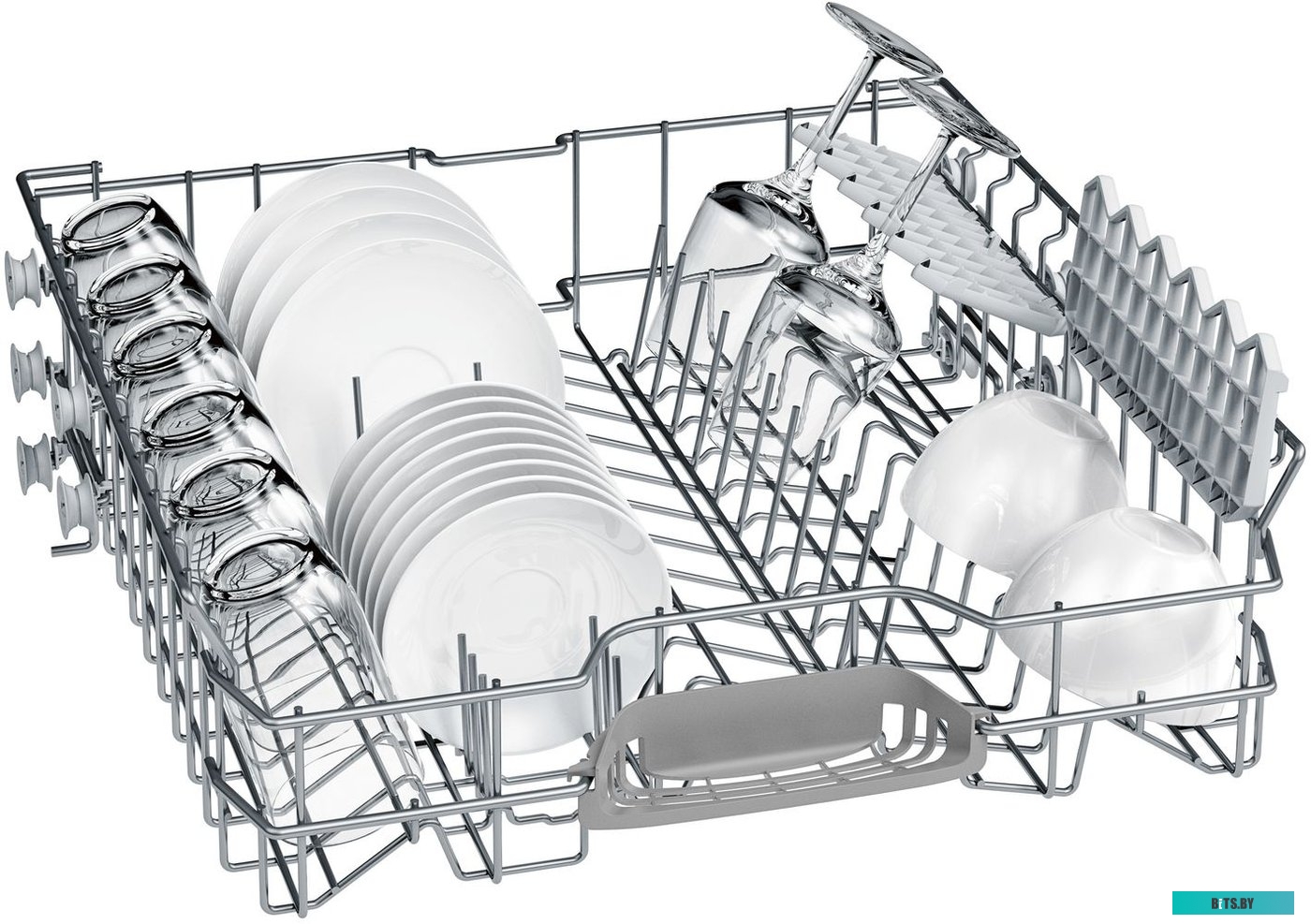SMS25AI07E Serie 2, Отдельностоящая посудомоечная машина 60см., Silence; цвет:нержавеющая сталь; Класс A-A-A; уровень шума 52 дБ; 5 прогр.: Нормальная