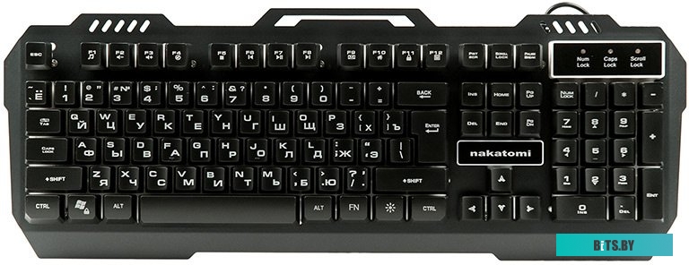 Клавиатура Nakatomi KG-35U (черный)