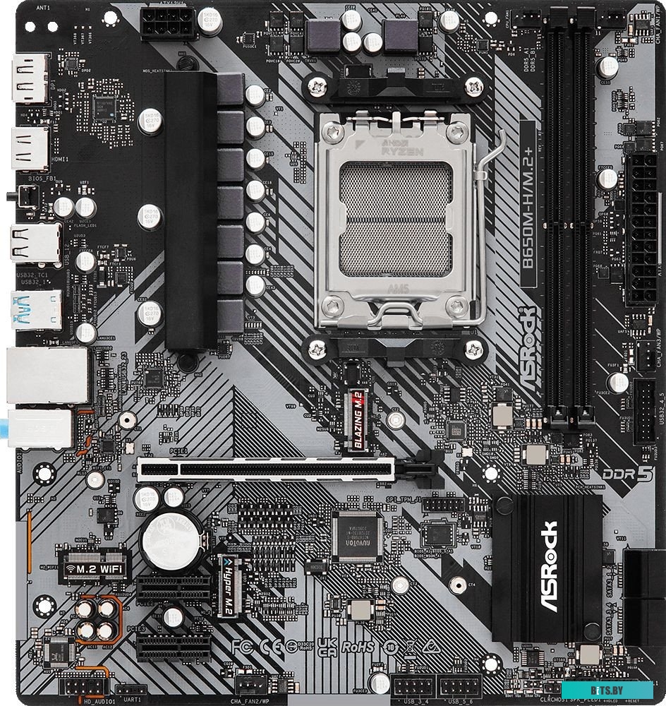 Материнская плата ASRock B650M-H/M.2+