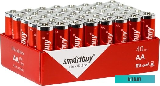 Батарейки SmartBuy Ultra Alkaline AA 40 шт. LR6/40 <SBBA-2A40S>