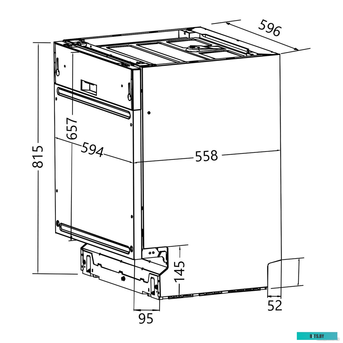 DB30L73E04 Встраиваемая посудомоечная машина 60CM DB30L73E04 THOMSON