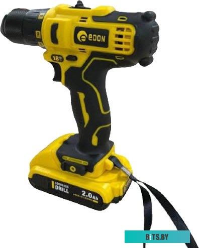 Дрель-шуруповерт Edon AD-12 1002010341 (с 2-мя АКБ, кейс, набор оснастки)