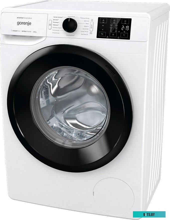 WNEI84SDS Стиральная машина Gorenje WNEI84SDS, с фронтальной загрузкой, с паром, 8кг, 1400об/мин, инверторная