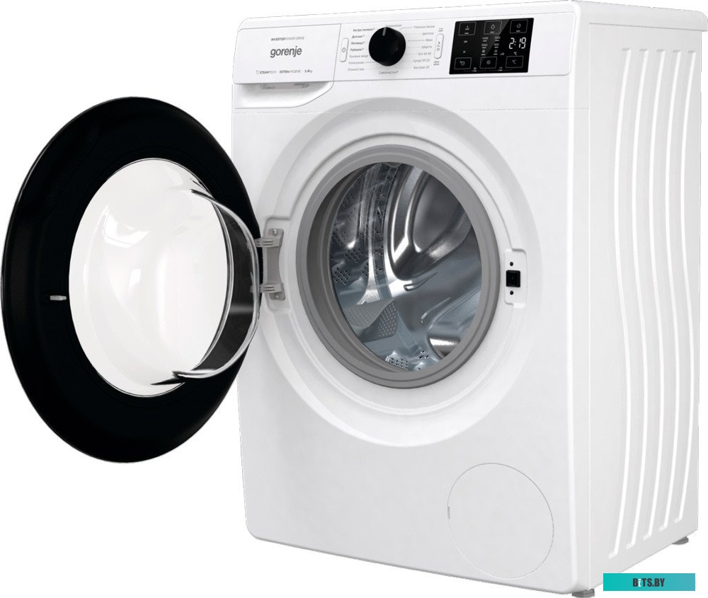WNEI84SDS Стиральная машина Gorenje WNEI84SDS, с фронтальной загрузкой, с паром, 8кг, 1400об/мин, инверторная