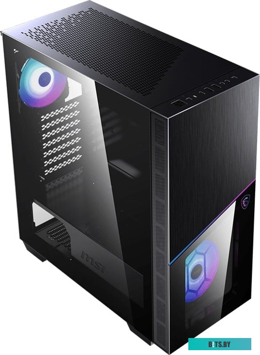 306-7G06R21-W57 Корпус MSI MPG SEKIRA 100R Mid-Tower, E-ATX, 2xUSB 3.0, 1xUSB-C, 4x120mm ARGB Fan, Tempered Glass Window (727505)