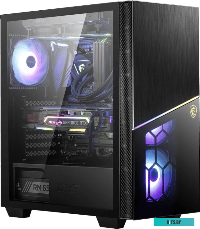 306-7G06R21-W57 Корпус MSI MPG SEKIRA 100R Mid-Tower, E-ATX, 2xUSB 3.0, 1xUSB-C, 4x120mm ARGB Fan, Tempered Glass Window (727505)