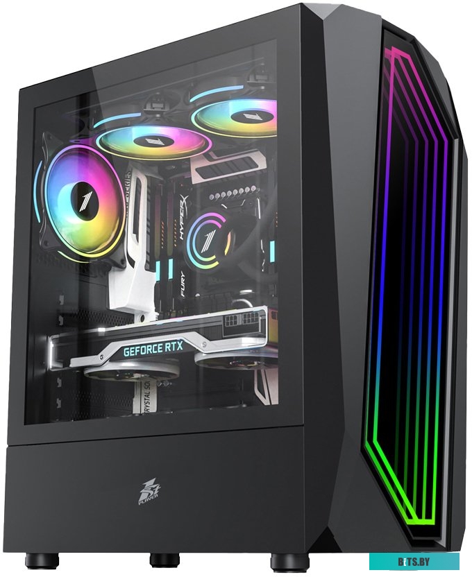 Корпус 1stPlayer Infinite Space IS-6 (черный) <IS6-BK-1F1>