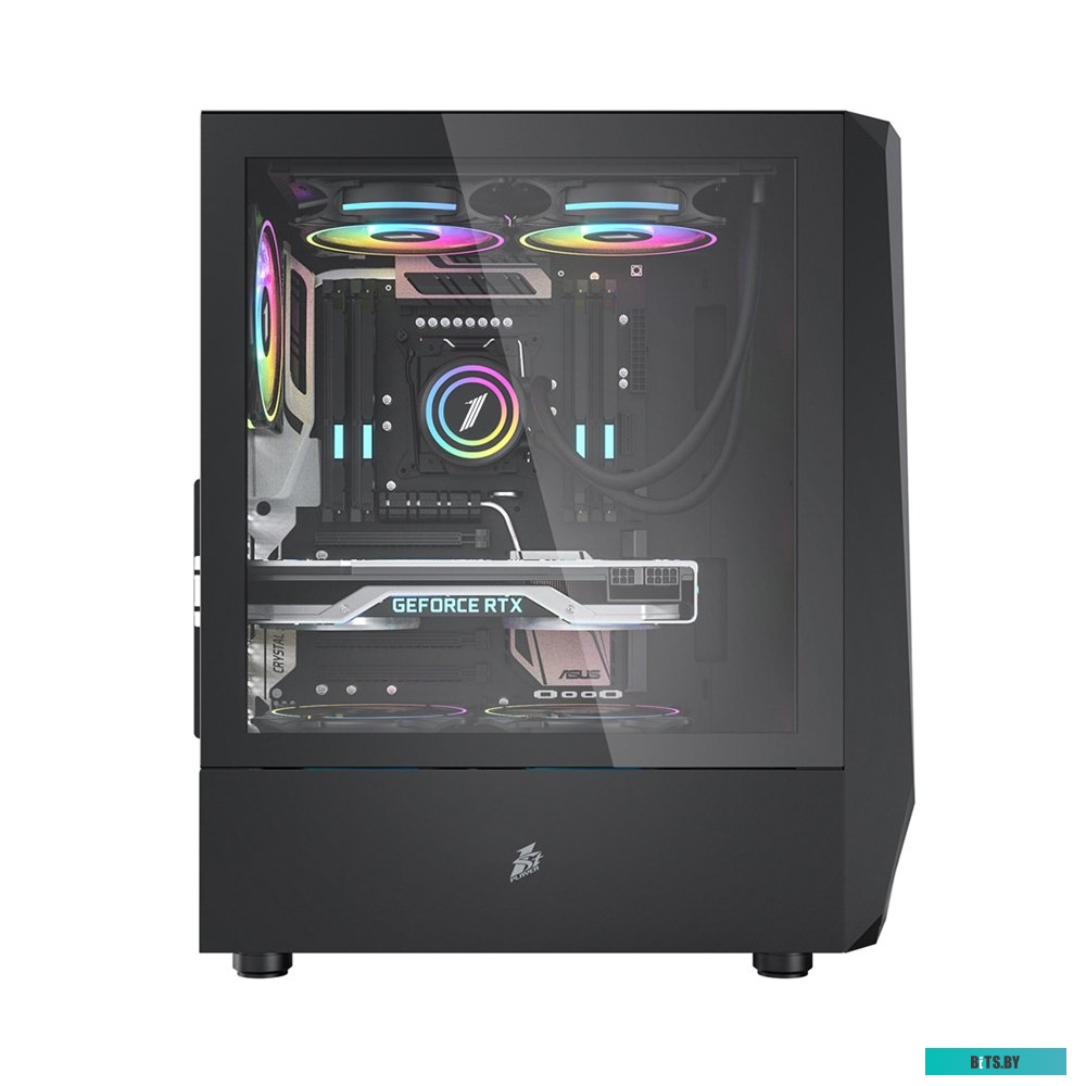 Корпус 1stPlayer Infinite Space IS-6 (черный) <IS6-BK-1F1>