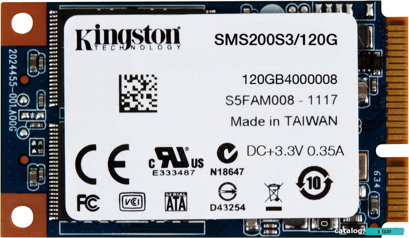 SSD Накопитель Kingston SSDNow mS200 120GB (SMS200S3/120G)
