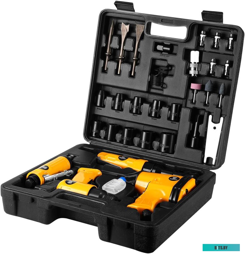 018-0908 Набор пневмоинструментов DEKO Premium,  34 предмета [018-0908]