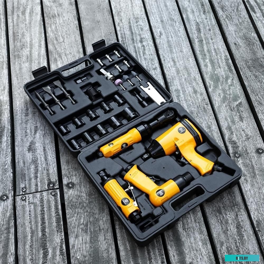 018-0908 Набор пневмоинструментов DEKO Premium,  34 предмета [018-0908]