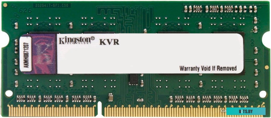 Модуль памяти Kingston ValueRAM 2GB DDR3 SO-DIMM PC3-12800 (KVR16S11S6/2)