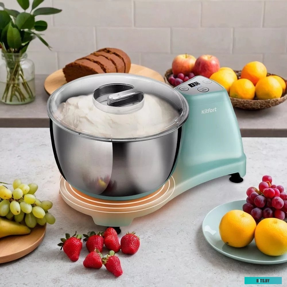 КТ-3439 Миксер планетарный KitFort КТ-3439, белый/розовый