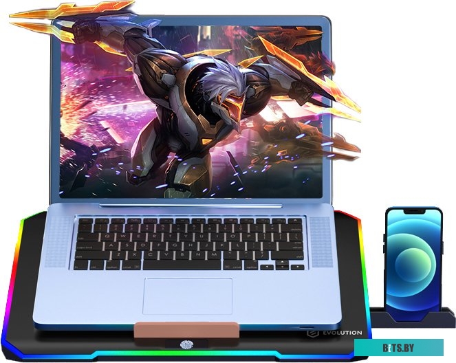 Подставка для ноутбука EVOLUTION LCS-03 RGB