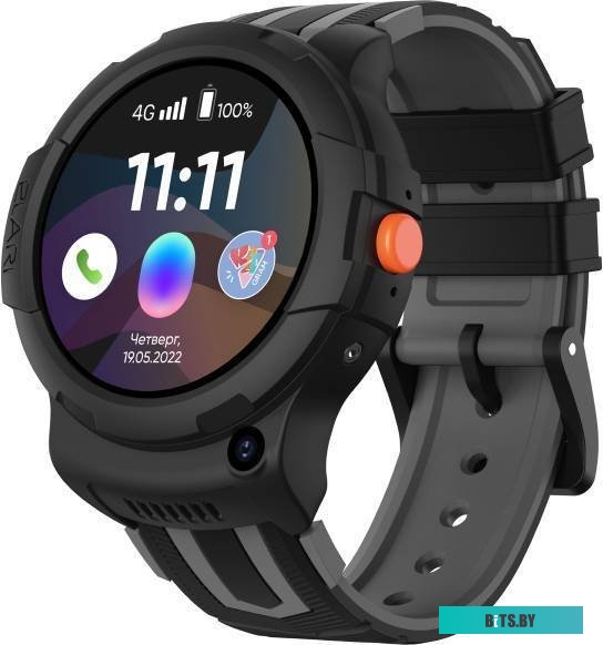 Детские часы ELARI KidPhone 4G Wink черный