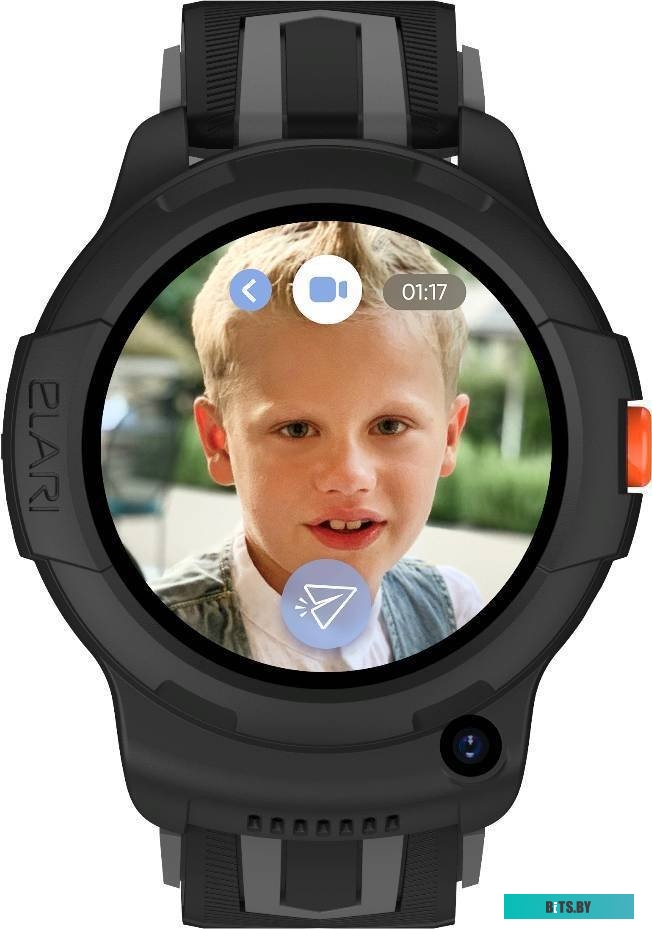 Детские часы ELARI KidPhone 4G Wink черный