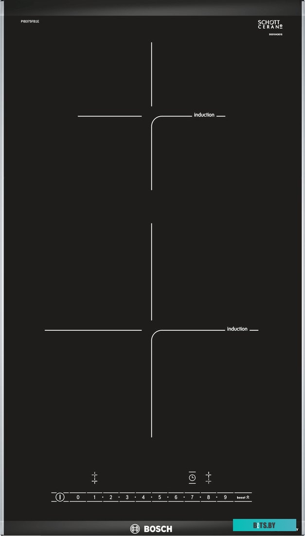 PIB375FB1E Индукционная варочная поверхность Bosch PIB375FB1E черный