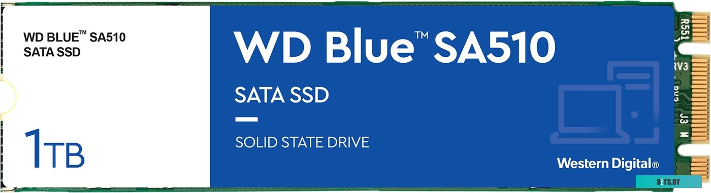 SSD Накопитель WD Blue 1TB WDS100T3B0B