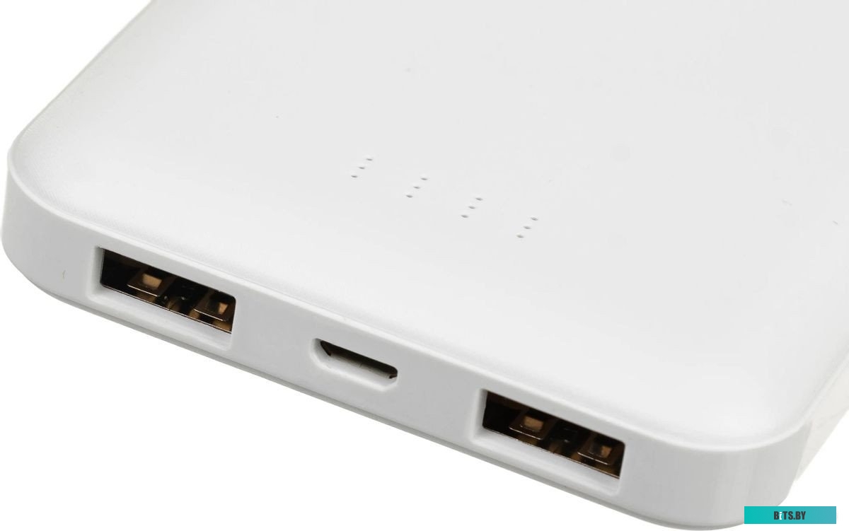 BPW10E10PWT Мобильный аккумулятор Buro BPW10E 10000mAh 2A беспров.зар. белый (BPW10E10PWT)