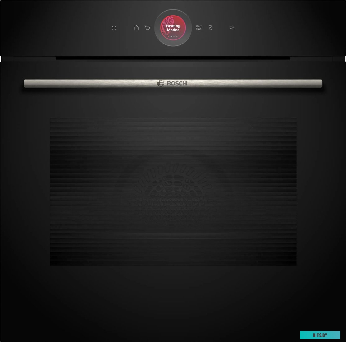 HBG7341B1 Встраиваемый духовой шкаф с 14 режимами нагрева,контроль температуры от 30 °C до 300 °C,объем 71 л,Eco Clean Direct,TFT сенсорный дисплей,дв